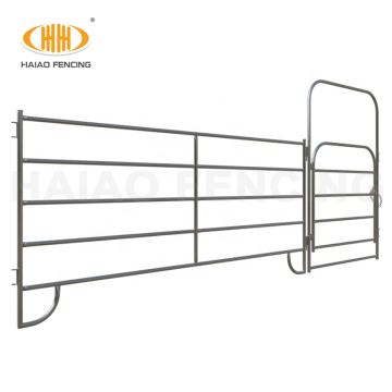 Round steel tube livestock horse corral fence panels