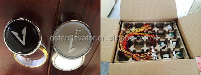 Stainless Steel Push Buttons for Elevator Parts Lift