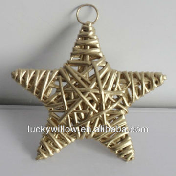 The latest Christmas stars decoration rattan/wicker star
