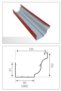 gutter roll forming machine roof gutter making machine