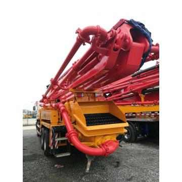 second hand pump truck 37m with ISUZU chassis