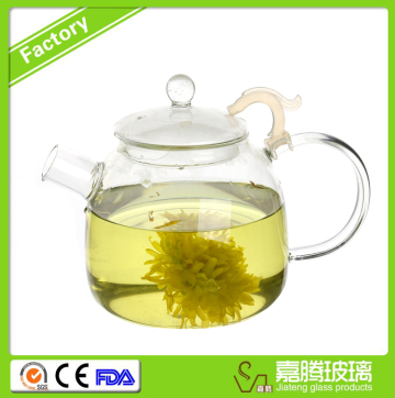 Chinese manufactory Glass tea pot with strainer