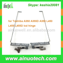 original new laptop LCD Hinge for Toshiba A350 A355D A355 L450 L455 L455D noetbook lcd hinge screen Bracket