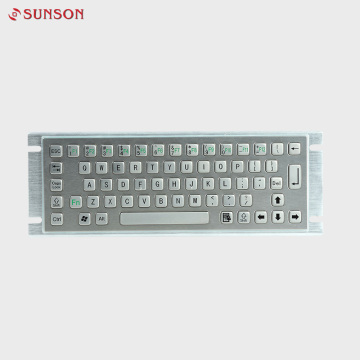 Waterproof IP65 Industrial Metal Keyboard