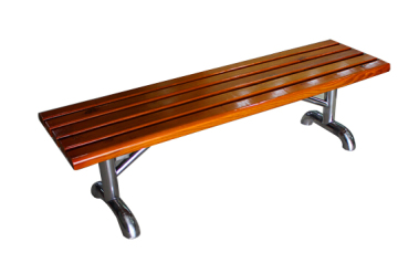 Outdoor garden metal swing bench