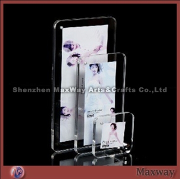 Custom Round Corner Counter Acrylic Magnet Photograph Frames
