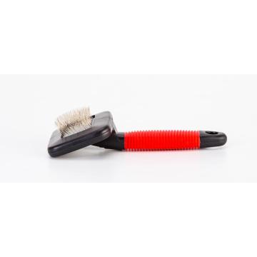 Percell Small T-Shape Stainless Steel Slicker Brush