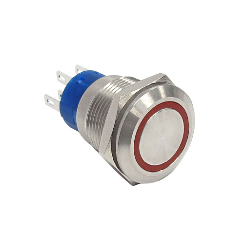 IP67 Rating Moveable Ring Illuminated Push Button Switch