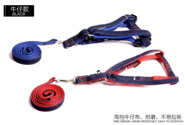 pet accessory/ jean dog leash/pet dog leash pet products good quality