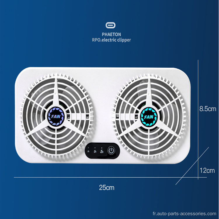 Dissipation de chaleur Échappement purificateur de voiture ventilateur de voiture