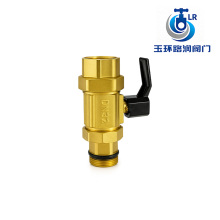 Brass DN32 Ball Valve with Black Handle