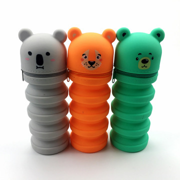 Túi văn phòng phẩm Kawaii Silicone Bút chì dễ thương