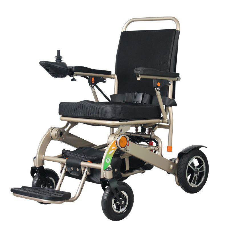 BT-XW27 hospital light weight folding electric wheelchair for the elderly people mobile home care disabled wheelchair price
