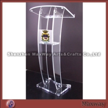 Clear Stable Acrylic Church Speech Lectern