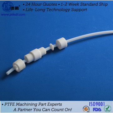 Customed PTFE teflon elbow fitting