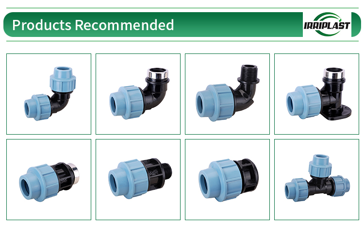 PN16 HDPE Quick Connector Female Adaptor PP Push Fittings