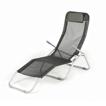 Outdoor Beach Deck Chair: Adjustable, Camping Reclining Chair