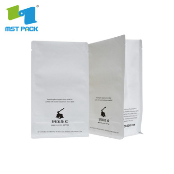 Fctory sacchetti di caffè con fondo scatola all&#39;ingrosso 8oz 12oz 16oz 32oz 64oz