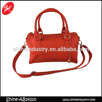 White rivet ornament women handbag/genuine handbag/women handbag
