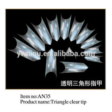 French Nail Tip Fake Nail Triangle Design Artificial Nail Tip