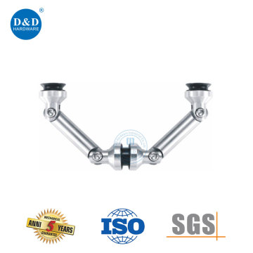 Stainless Steel Door Glass to Wall Fitting Connectors