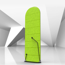 100% Polyester Acoustic Felt Panels - Movable Office Partition & Space Divider