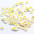 Groothandel Mini Simulatie Ei Polymeer Caly Slice Leuke Klei Slijm Vullen Voor Nail Art Diy Of Telefoon Shell Accessoires