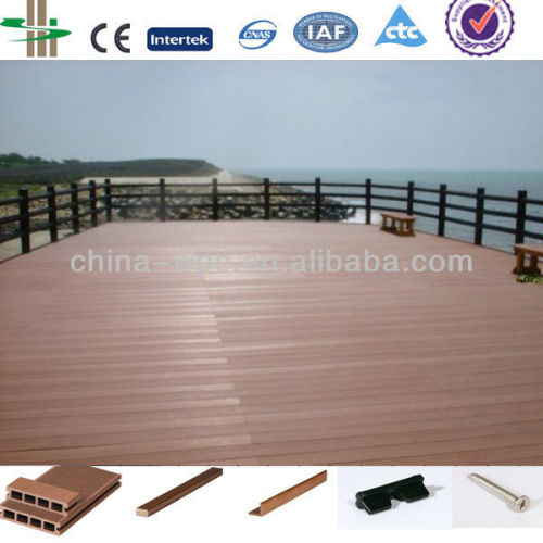 outdoor wpc decking material