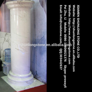 White marble column,stone column,roman column