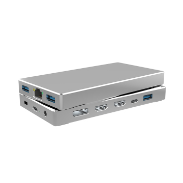 Hybrid USB-C Docking Station with Dual HDMI