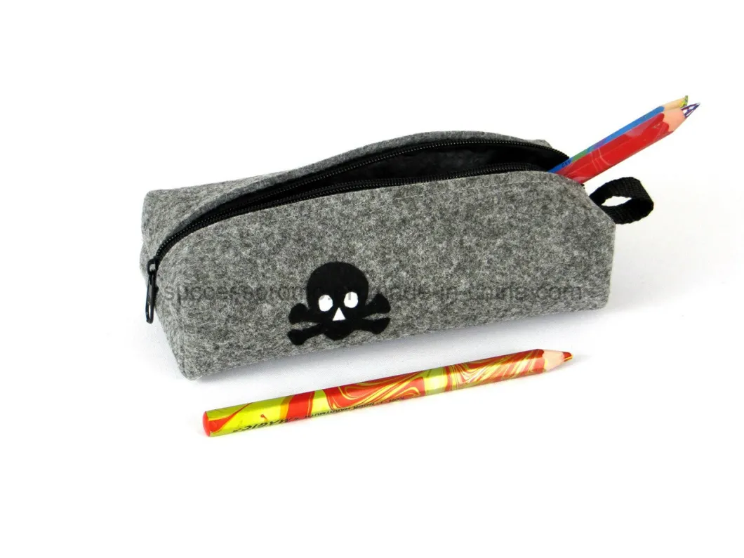 Canvas Pen Case, Pencil Bag with Customized Logo