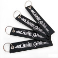 Flight Woven Twill Fabric Textile Tag Key Holder