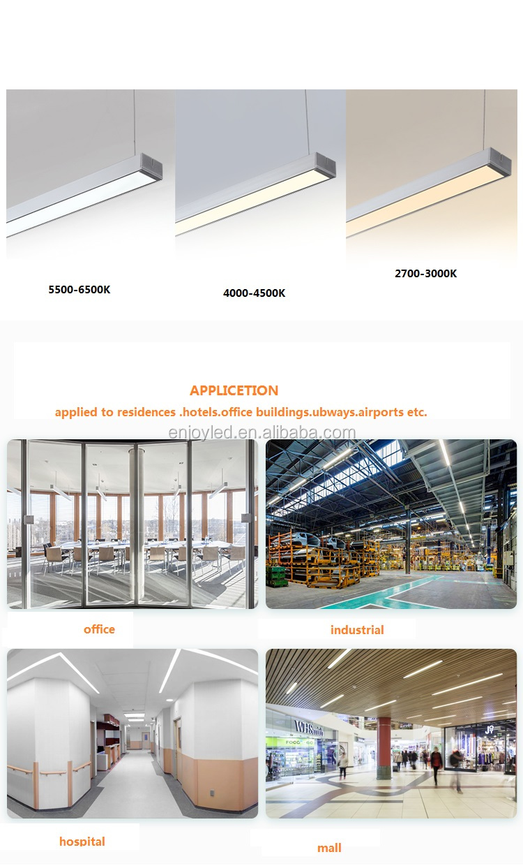 Alu profile led Trimless recessed Aluminum extrusion Profile in Gypsum Plaster Ceiling for LED strip light