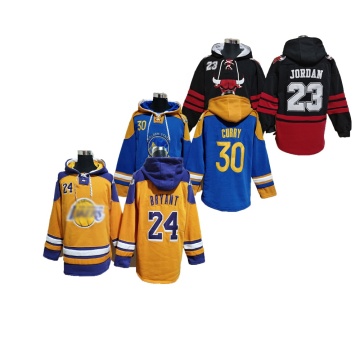 High Quality Embroidered Logo Warm Basketball Pullover Hoodie