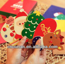 cute new style greeting card die cut christmas card post card lovely