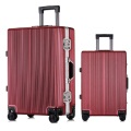 Wholesale PC women suitcase aluminium travel luggage