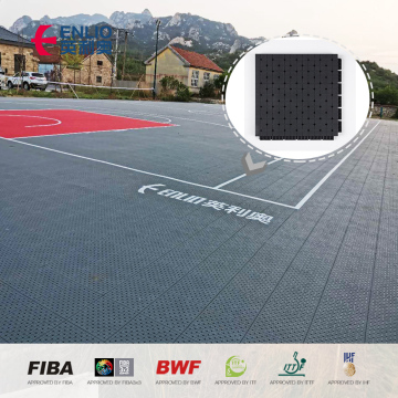 Easy installtion FIBA approved sports flooring