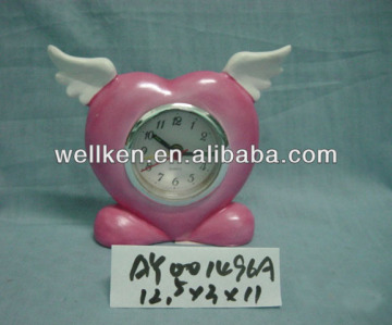 polyresin clock,desk table clocks