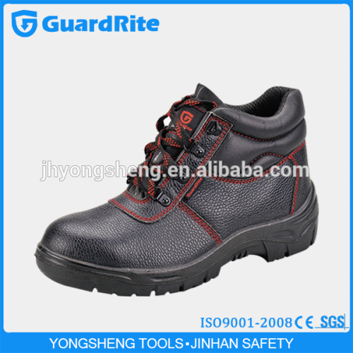 GuardRite Brand Hot Selling Leather Rubber Construction Safety Shoes Boot,Cheap Construction Safety Shoes