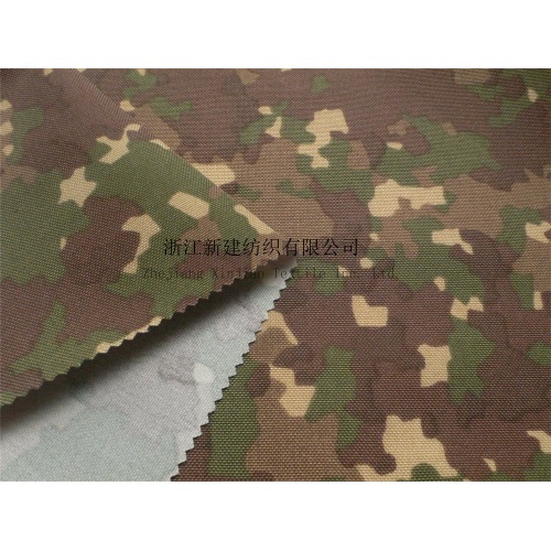 Tissu d&#39;enduit de camouflage en nylon 1000D Cordura
