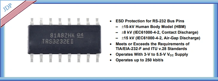 Trs3232eidr Ti / Texas Sop-16 Multiplexer Logic Integrated IC