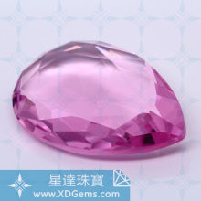 Glass loose gemstone