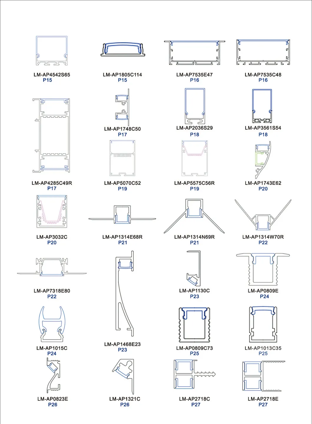 AlumAluminium Light Profileinium Flexible Aluminium Profile For Led Light Thin