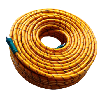 yellow transparent braided hose 8.5mm