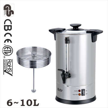 2016 Hot Electric double hot coffee boiler coffee warmer coffee pot