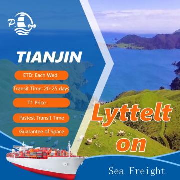 Ocean from Tianjin to Lyttelt