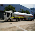 62cbm Tri-axle Used Propane نصف مقطورة