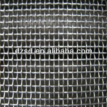 galvanized square crimped wire mesh