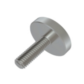 M3 knurled stainless steel Large head screw