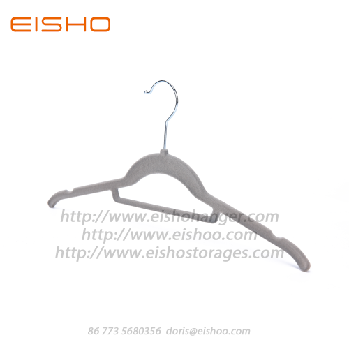 EISHO Grey Velvet Shirt Hanger For Women FV007-42